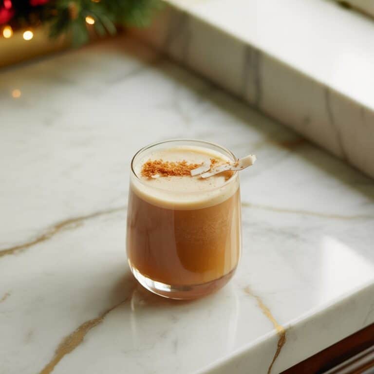 Coconut Gingerbread Flip Cocktail Recipe