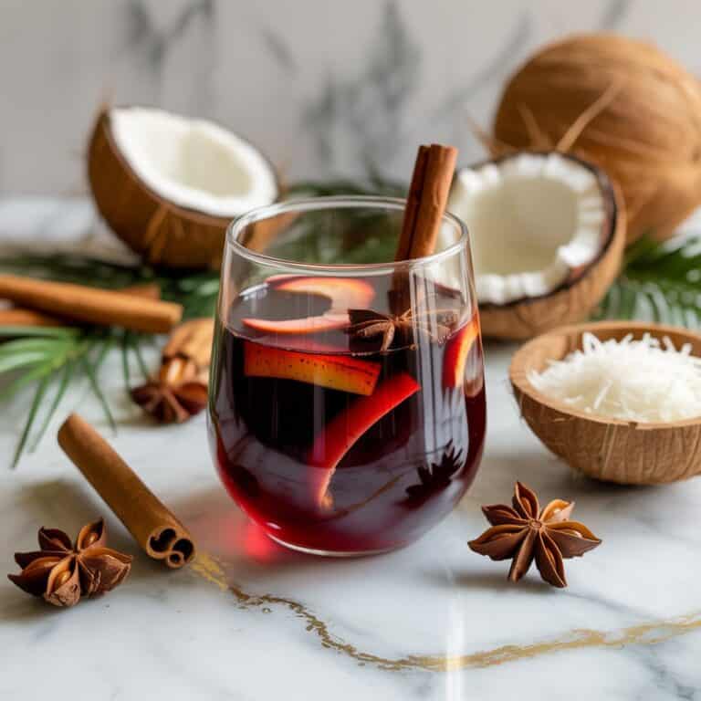 Coconut Mulled Wine Cocktail Recipe