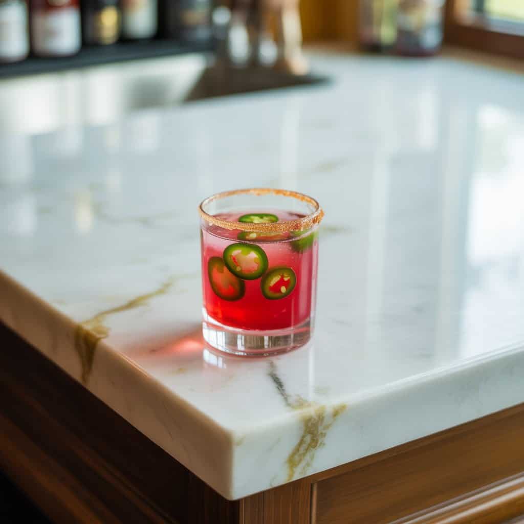 Cranberry Margarita with Jalapeño Cocktail Recipe