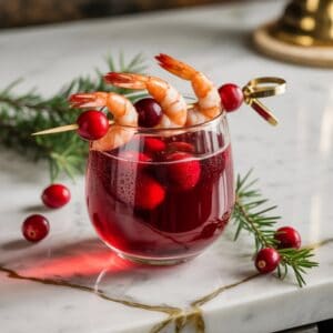 Cranberry Prawn Punch Cocktail Recipe