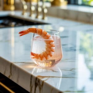 Prawn-infused Gin Fizz Cocktail Recipe