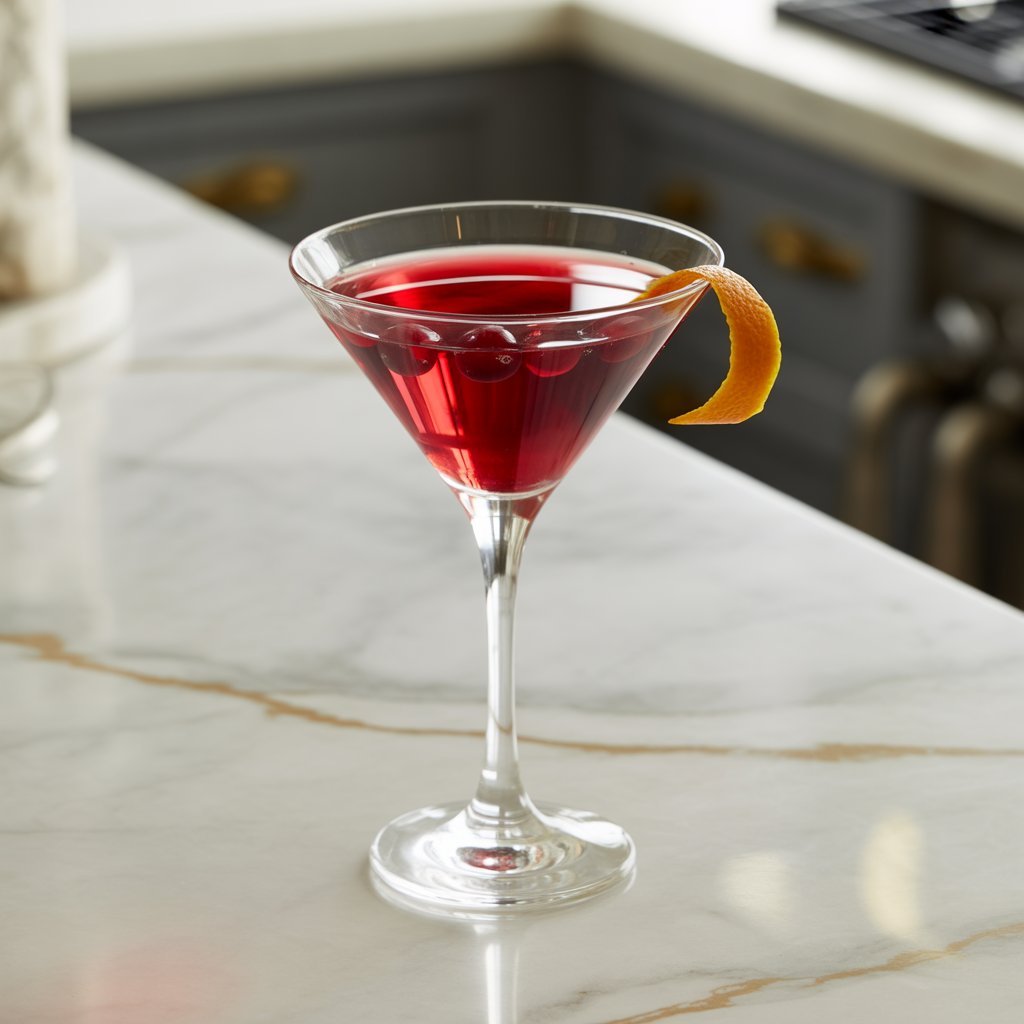 Classic Cranberry Vodka Martini Cocktail Recipe