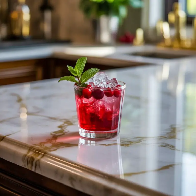 Cranberry Vodka Julep Cocktail Recipe