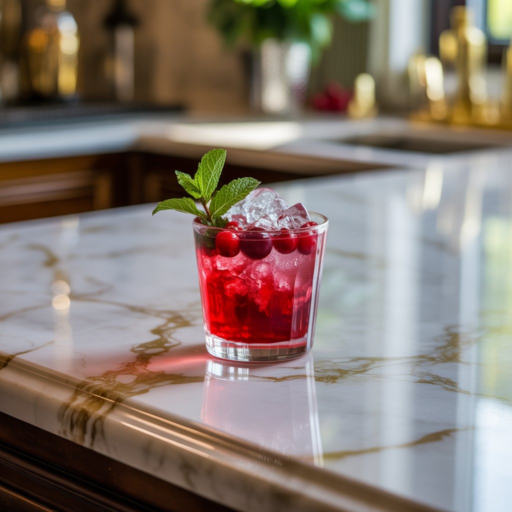 Cranberry Vodka Julep Cocktail Recipe