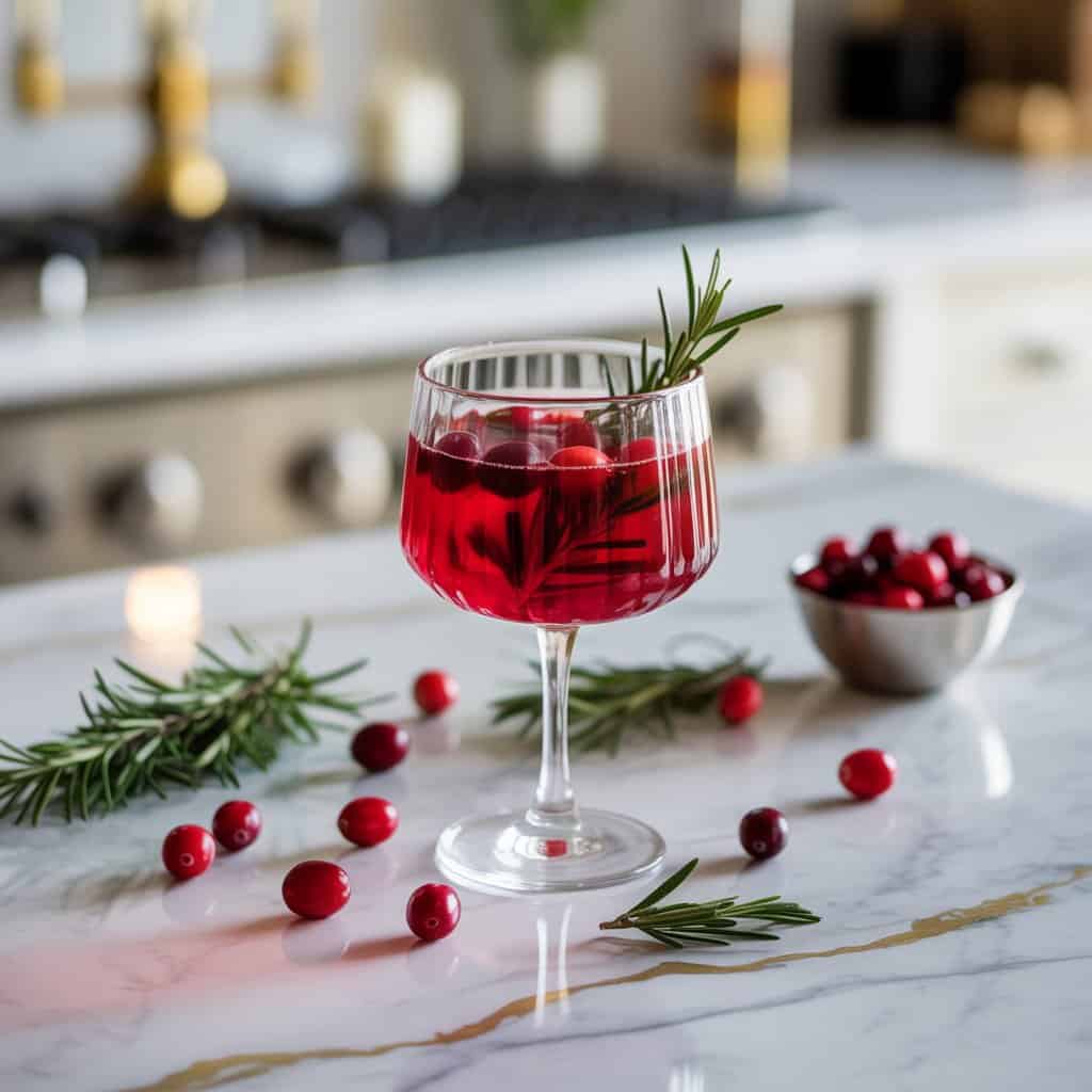 Gin and Cranberry Noel Cocktail Recipe