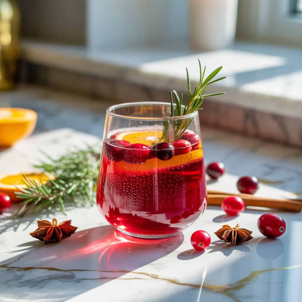 Christmas Gin Punch Cocktail Recipe