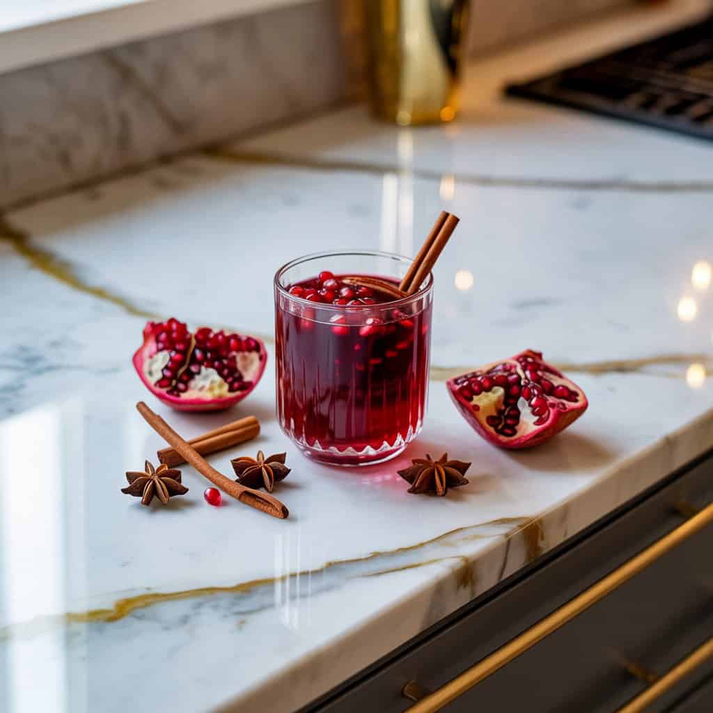 Spiced Pomegranate Gin Cocktail Recipe