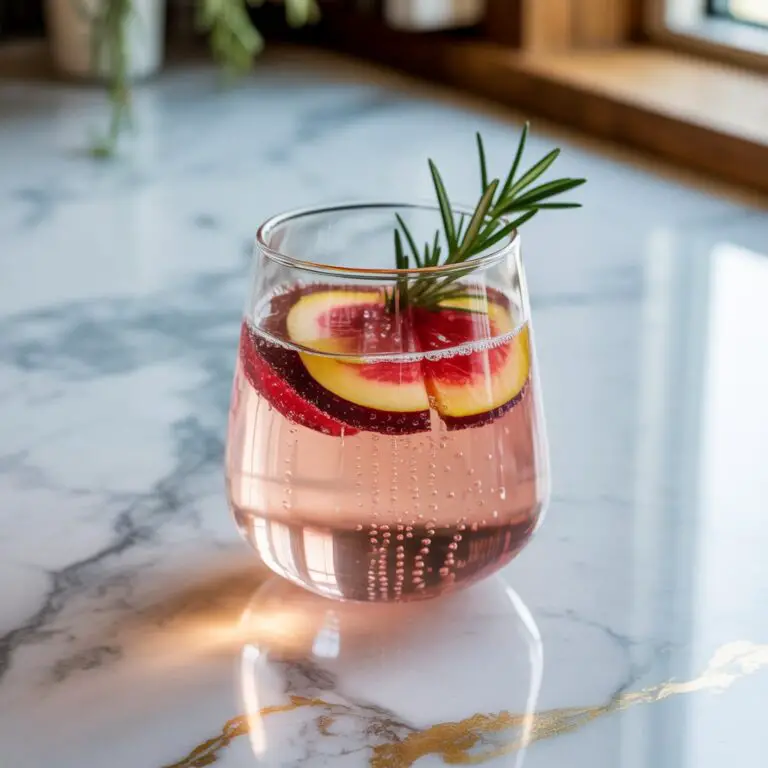 Sugarplum Gin Sparkler Cocktail Recipe