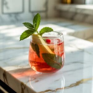 Peppermint Ginger Beer Spritz Cocktail Recipe