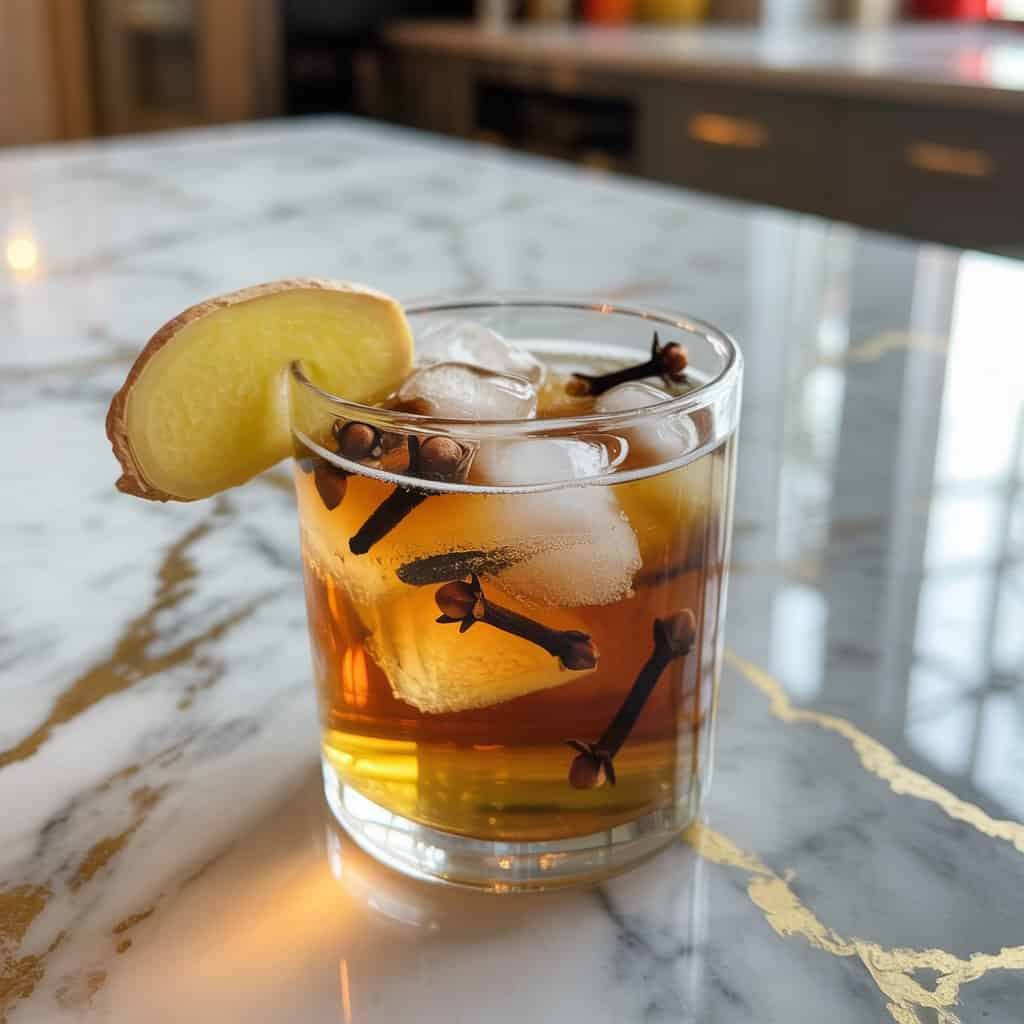 Clove Infused Ginger Beer Cocktail Recipe