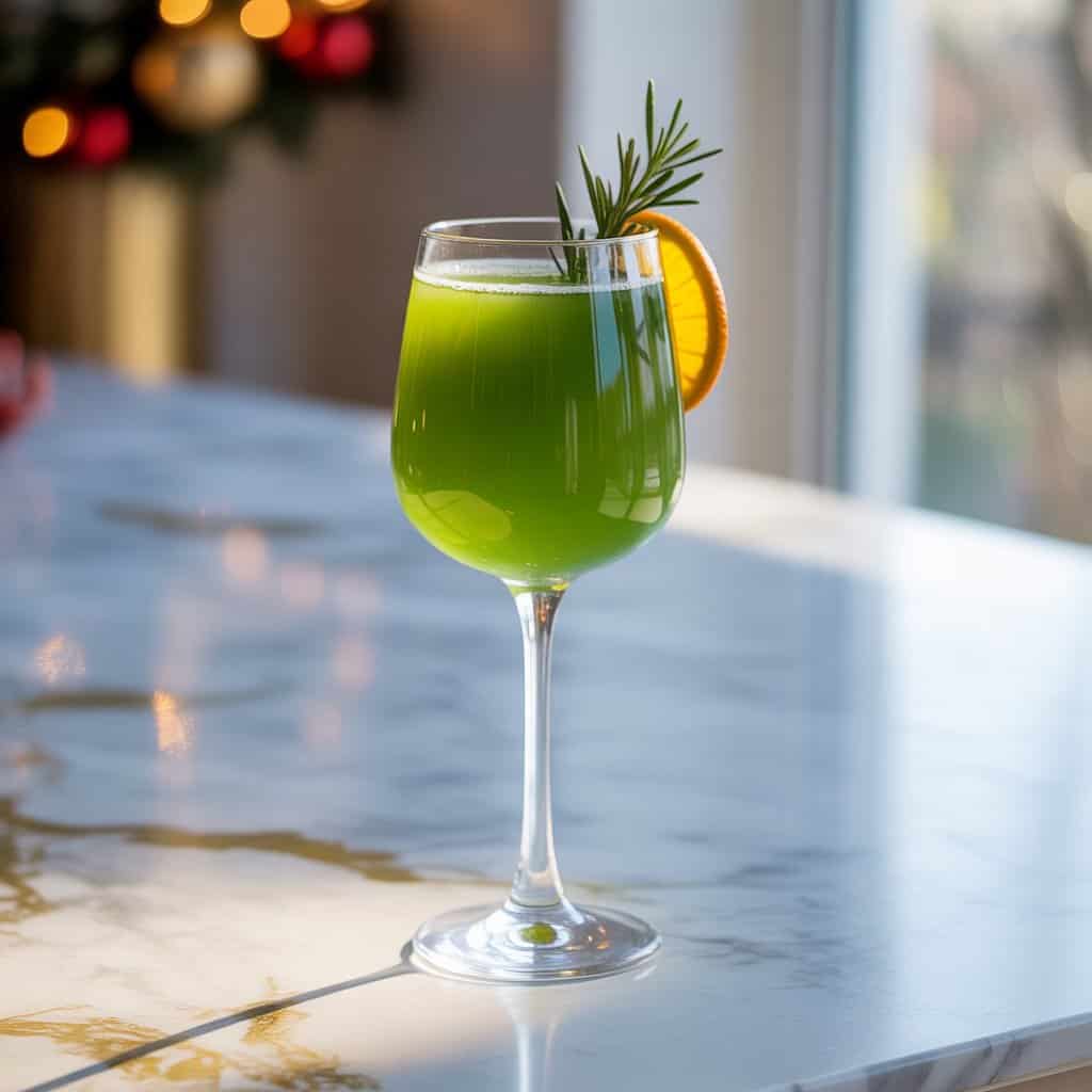 Midori Christmas Mimosa Cocktail Recipe