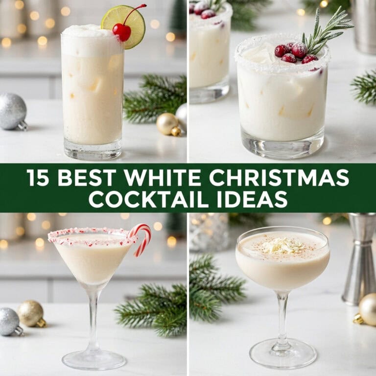 15 Best White Christmas Cocktail Ideas