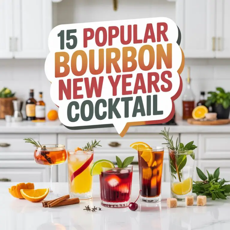 15 Popular Bourbon New Years Cocktail Ideas