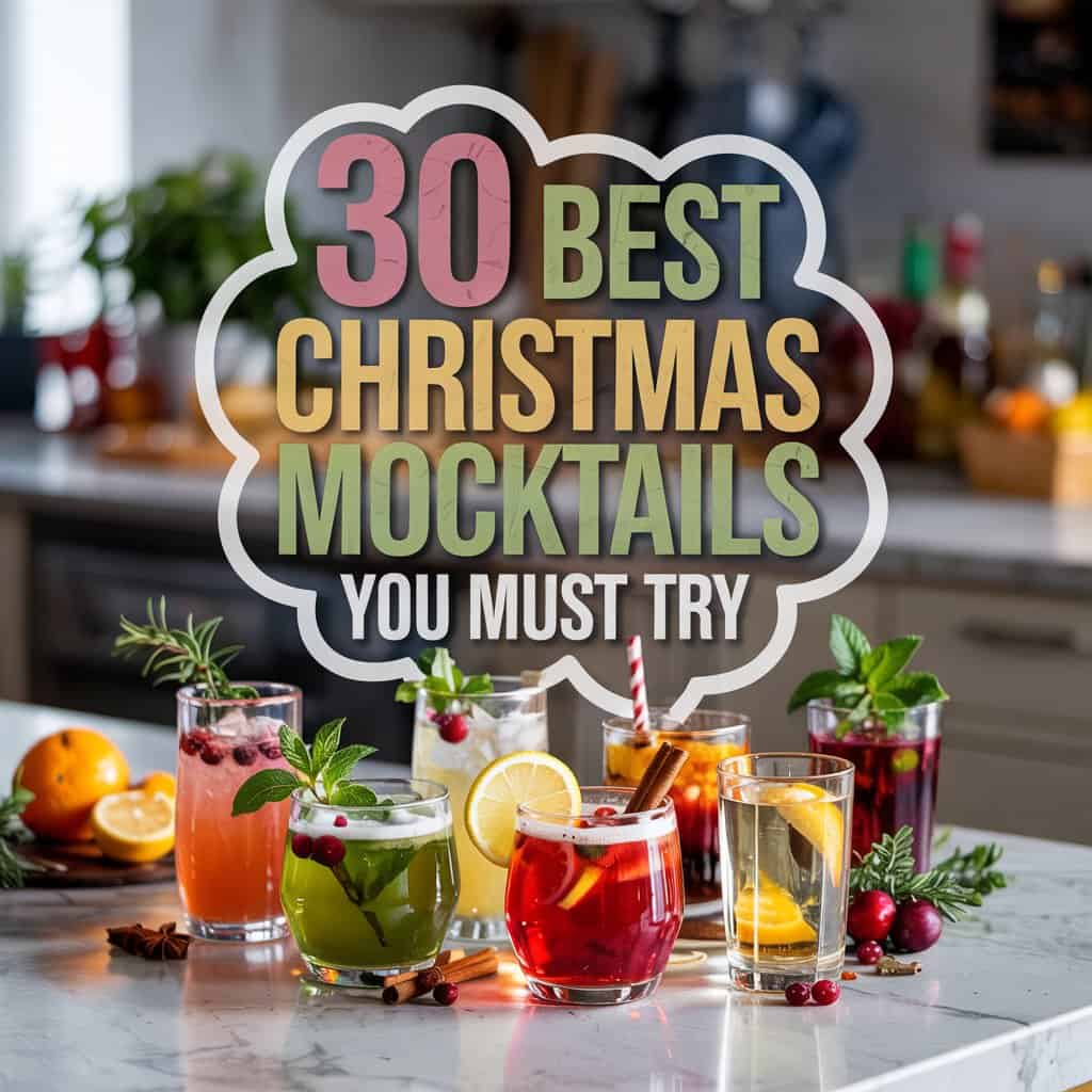 30 Best Christmas Mocktails (Non-Alcoholic) You Must Try