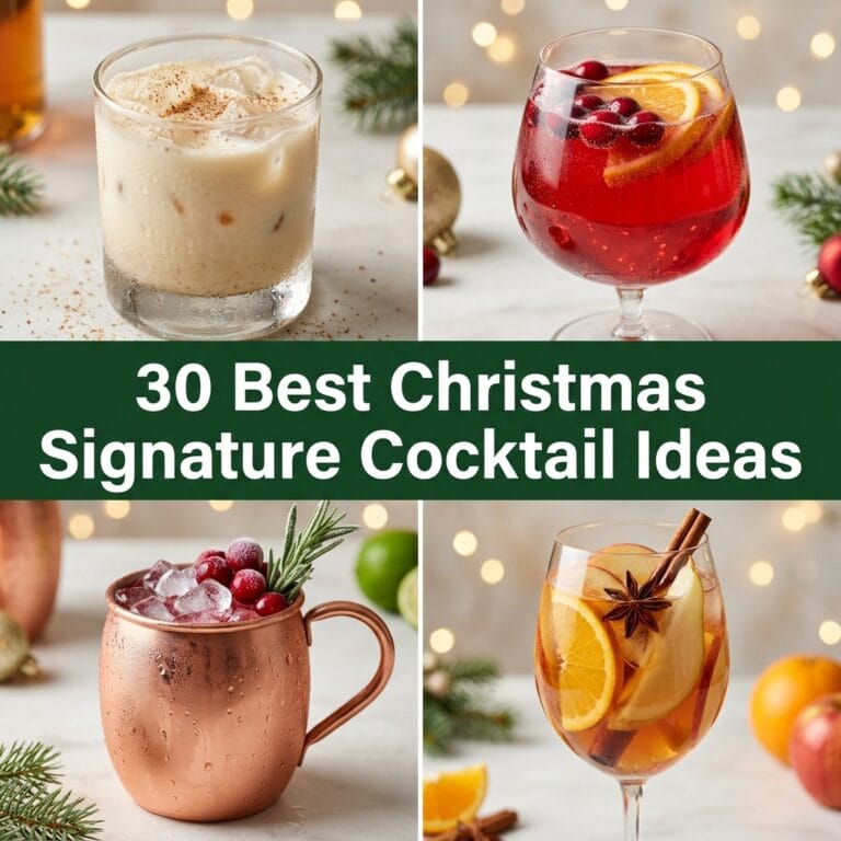 30 Best Christmas Signature Cocktail Ideas