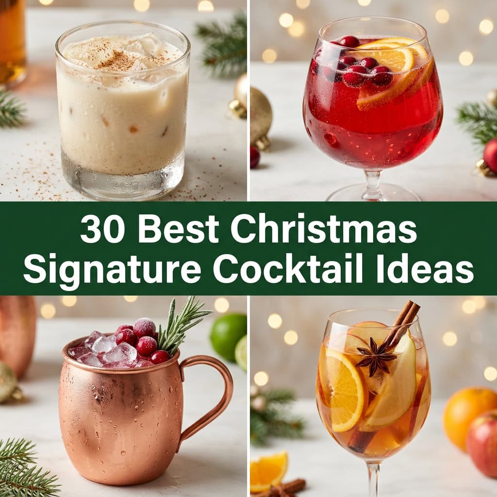 30 Best Christmas Signature Cocktail Ideas
