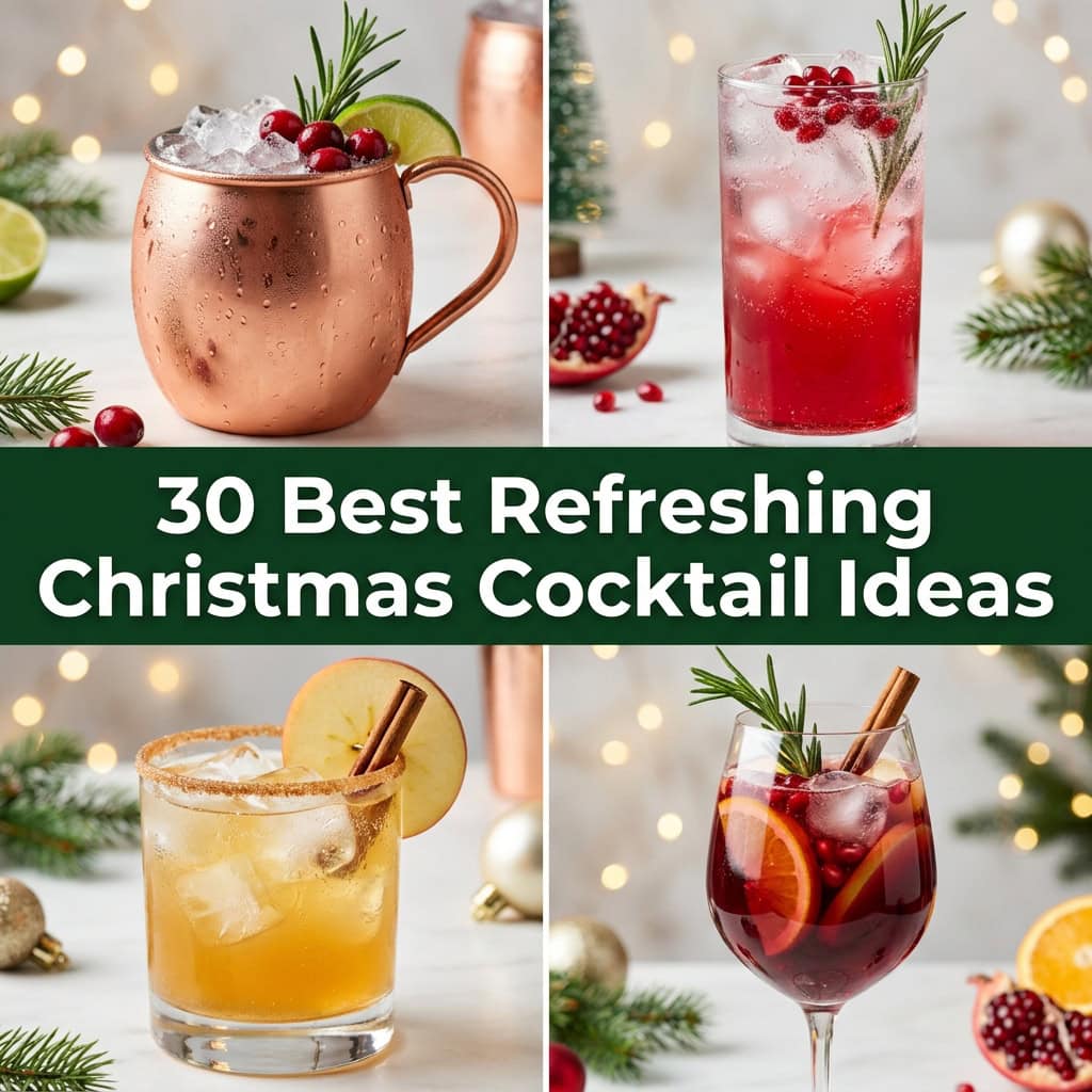 30 Best Refreshing Christmas Cocktail Ideas
