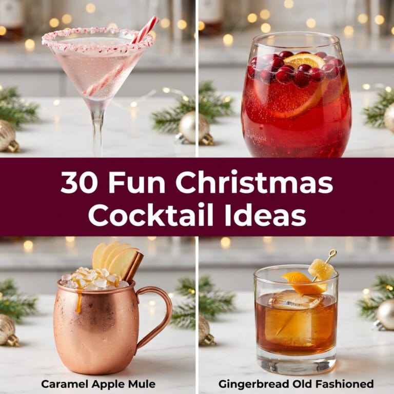 30 Easy Christmas Cocktail Ideas