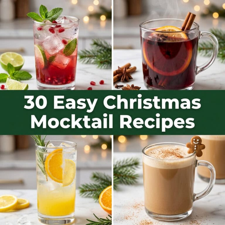 30 Easy Christmas Mocktail Recipes