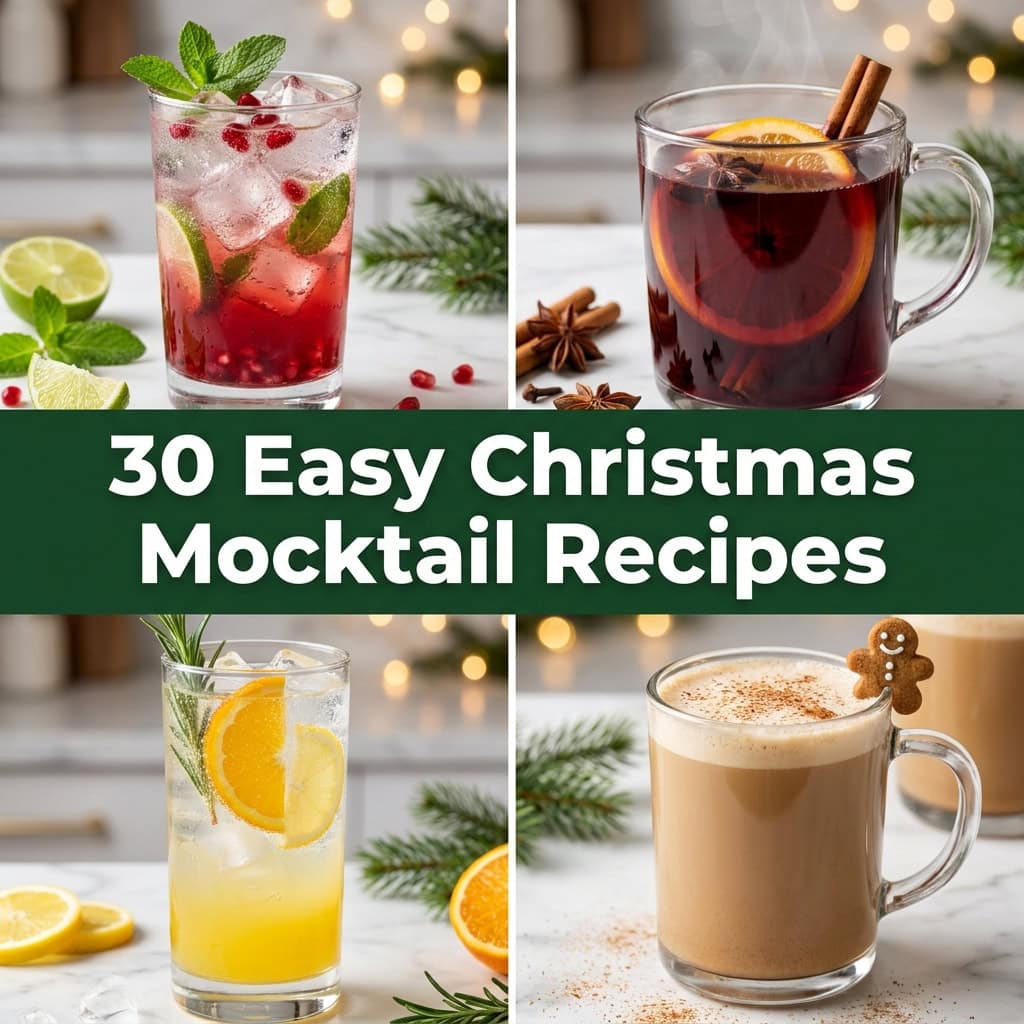 30 Easy Christmas Mocktail Recipes