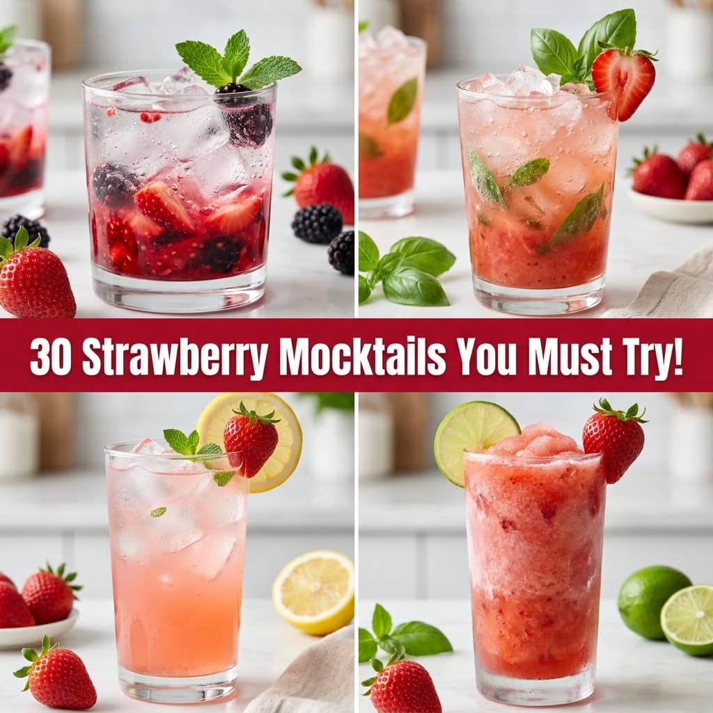 30 Strawberry Mocktails You Must Try!