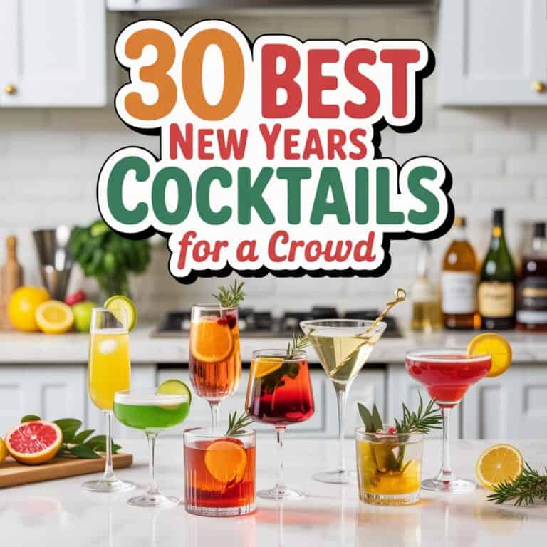 30 Best New Years Cocktails For A Crowd