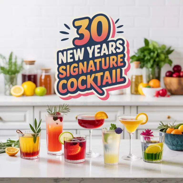 30 New Years Signature Cocktail
