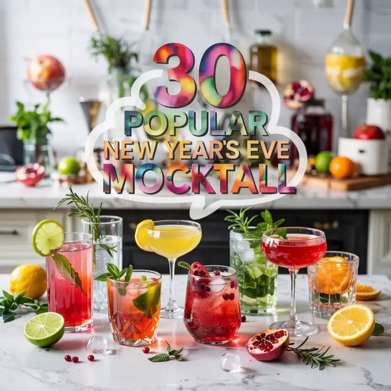 30 Popular New Years Eve Mocktail Ideas
