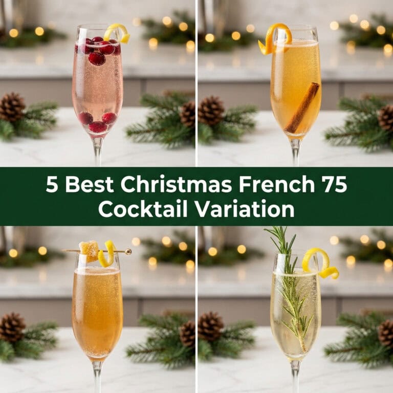 5 Best Christmas French 75 Cocktail Variation