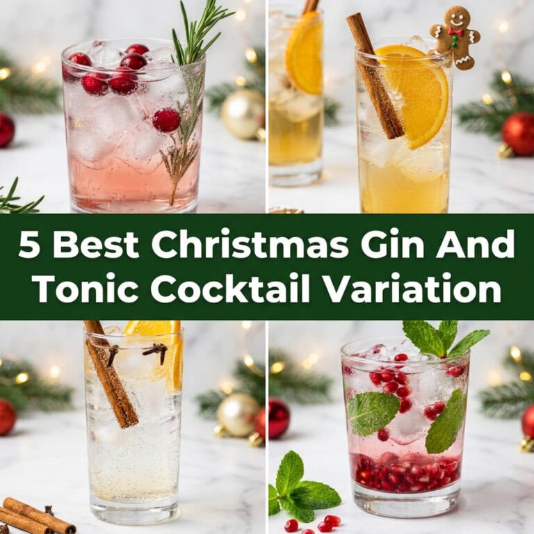 5 Best Christmas Gin And Tonic Cocktail Variation