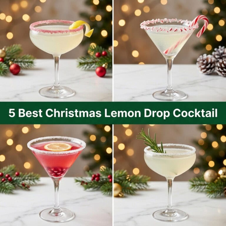 5 Best Christmas Lemon Drop Cocktail