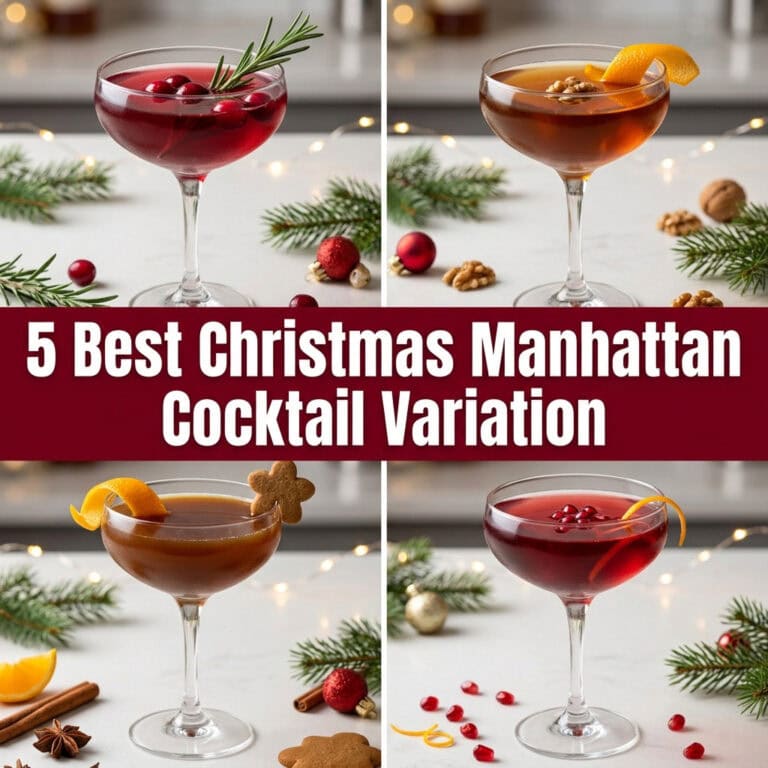 5 Best Christmas Manhattan Cocktail Variation