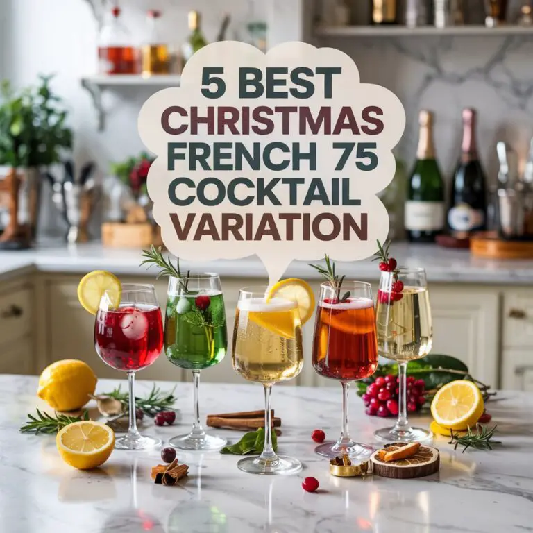 5 Best Christmas French 75 Cocktail Variation