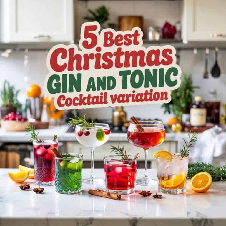 5 Best Christmas Gin And Tonic Cocktail Variation