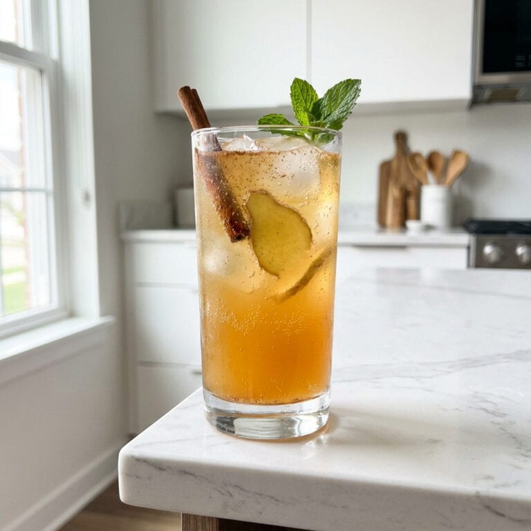 Apple Cider Fizz Mocktail Recipe