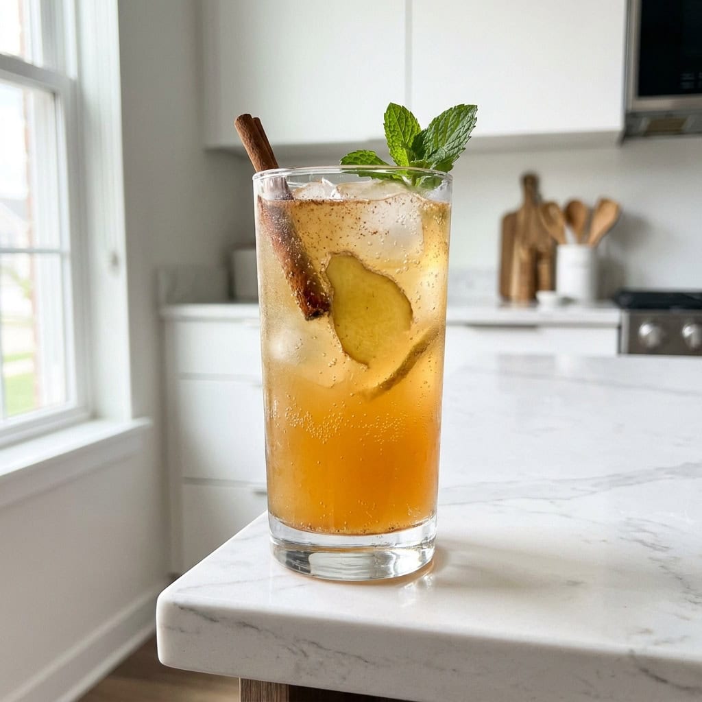 Apple Cider Fizz Mocktail Recipe