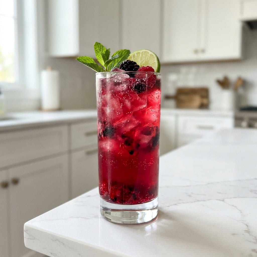 Berry Merry Mocktail Recipe