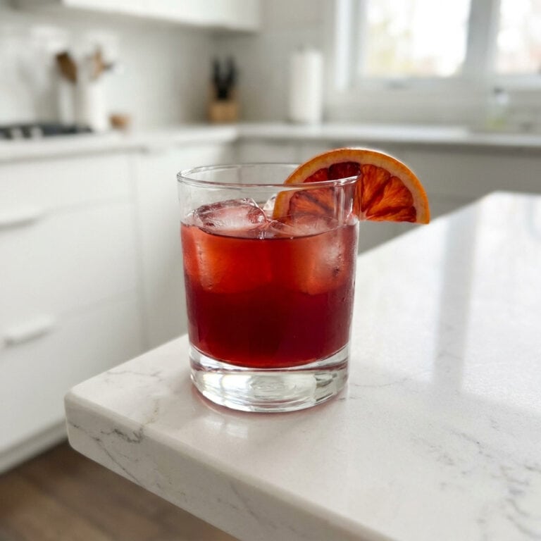 Blood Orange Bourbon Punch Cocktail Recipe