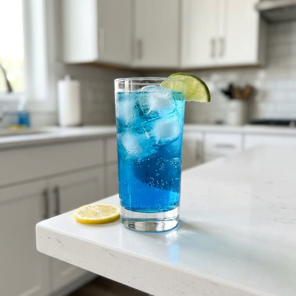 Blue Curacao Gin & Tonic Cocktail Recipe