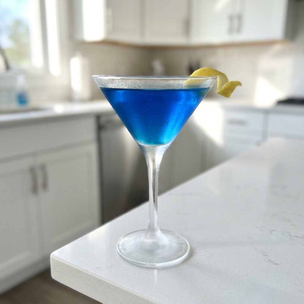 Blue Curacao Martini Cocktail Recipe