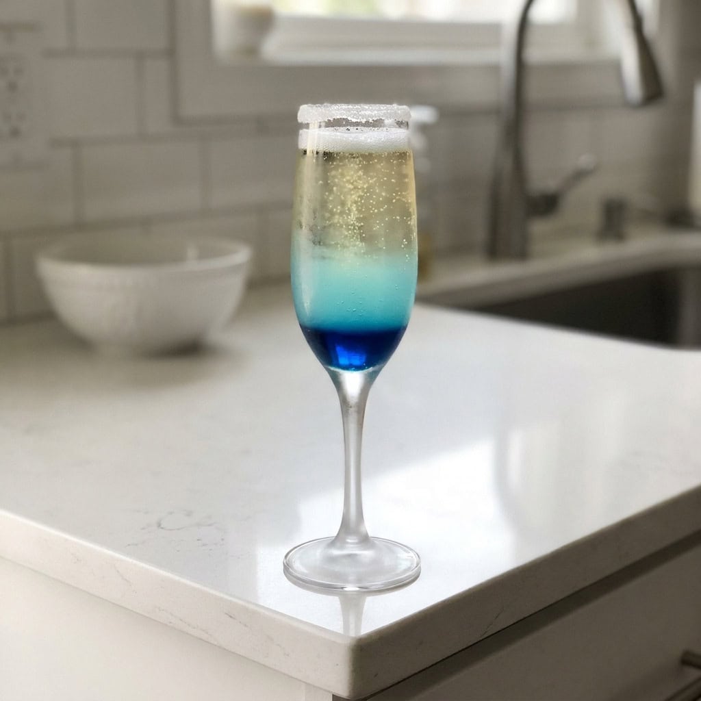Blue Curacao Mimosa Cocktail Recipe