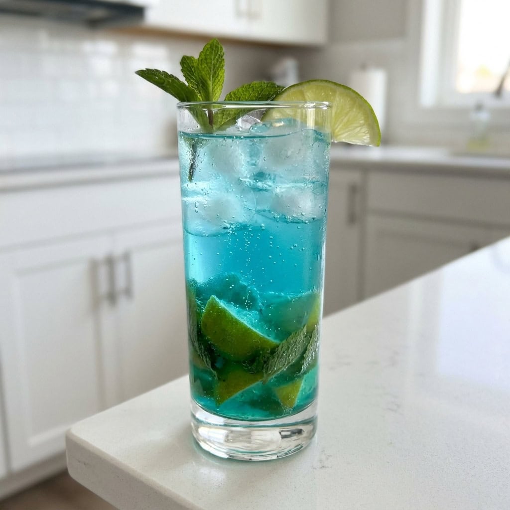 Blue Curacao Mojito Cocktail Recipe