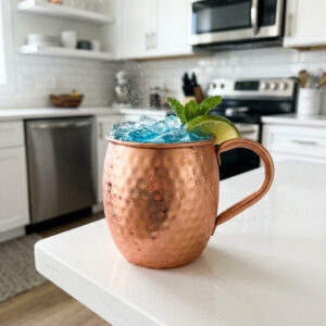 Blue Curacao Mule Cocktail Recipe