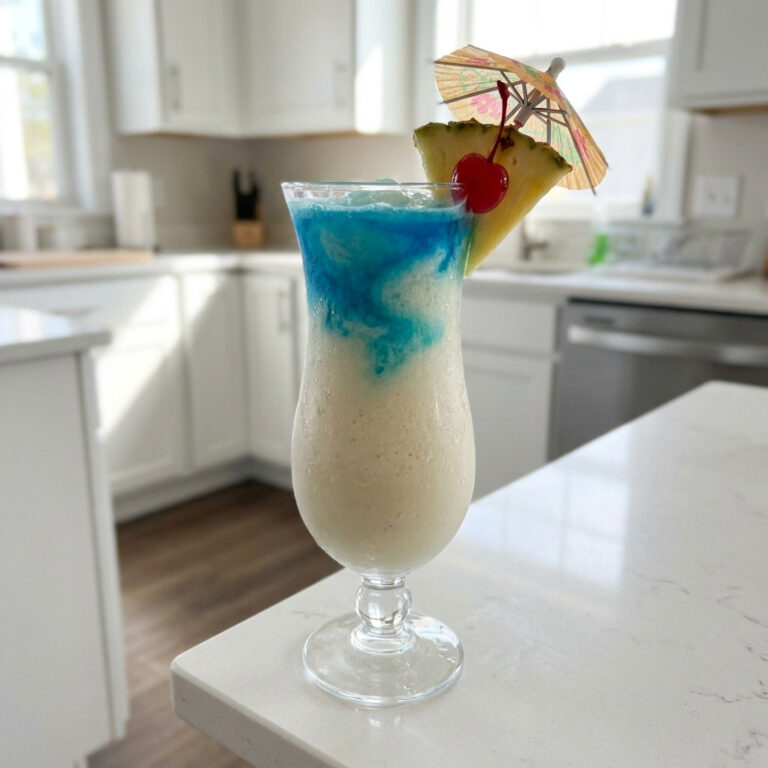 Blue Curacao Pina Colada Cocktail Recipe