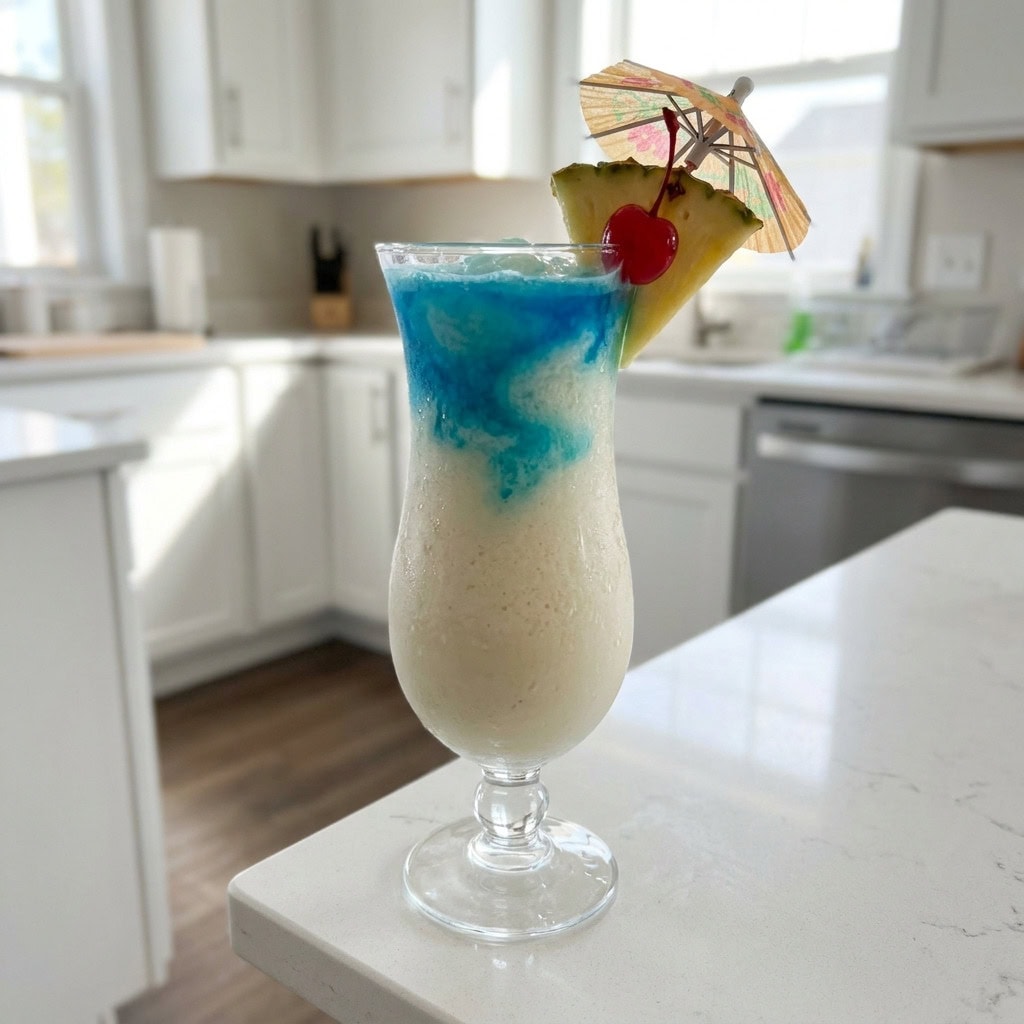 Blue Curacao Pina Colada Cocktail Recipe