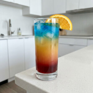 Blue Curacao Tequila Sunrise Cocktail Recipe