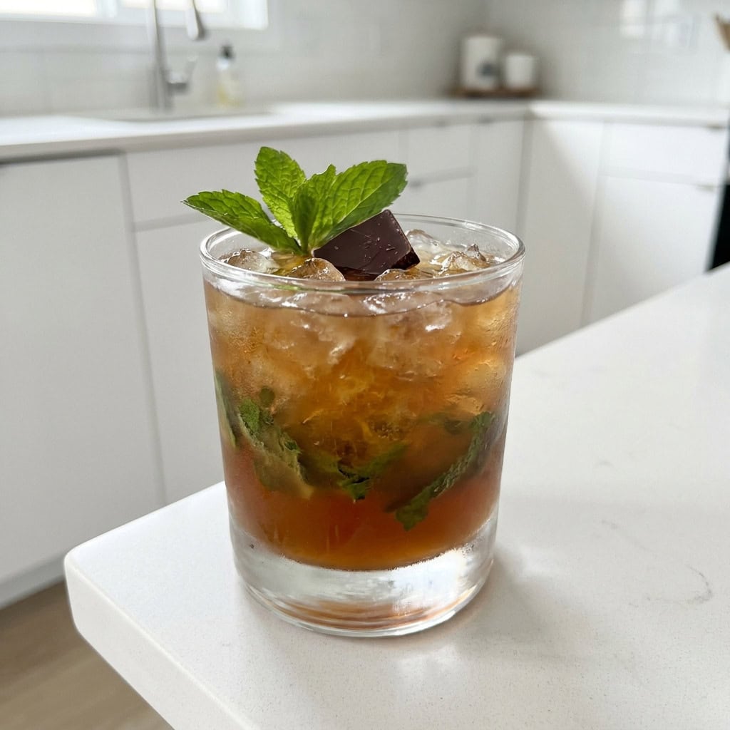 Bourbon Chocolate Mint Cocktail Recipe