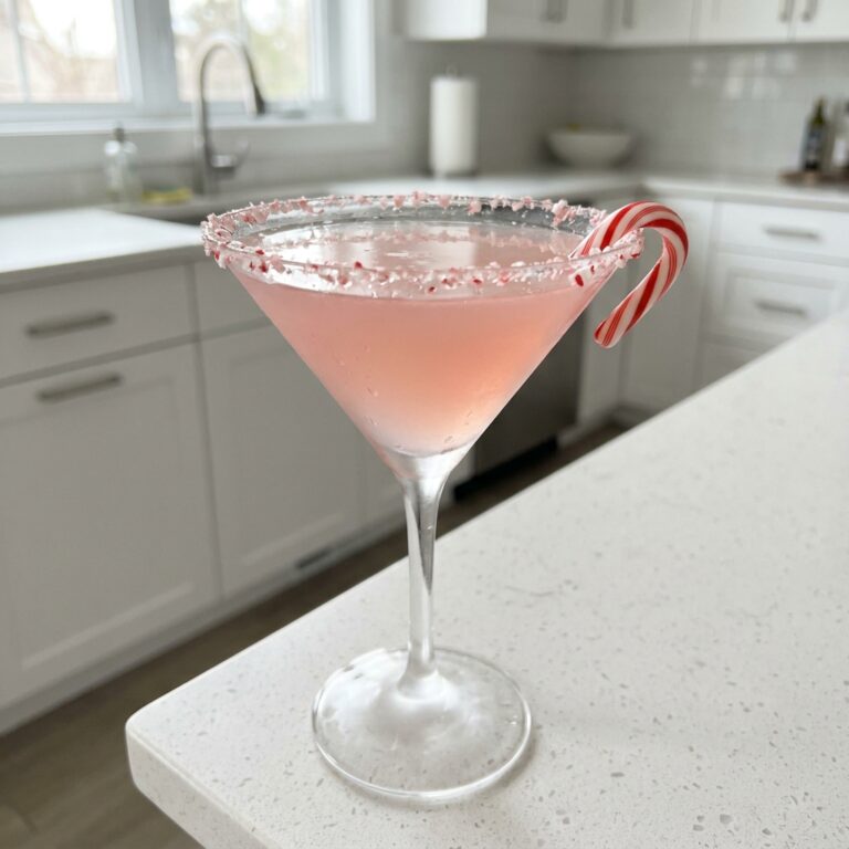 Candy Cane Cosmo Cocktail Recipe