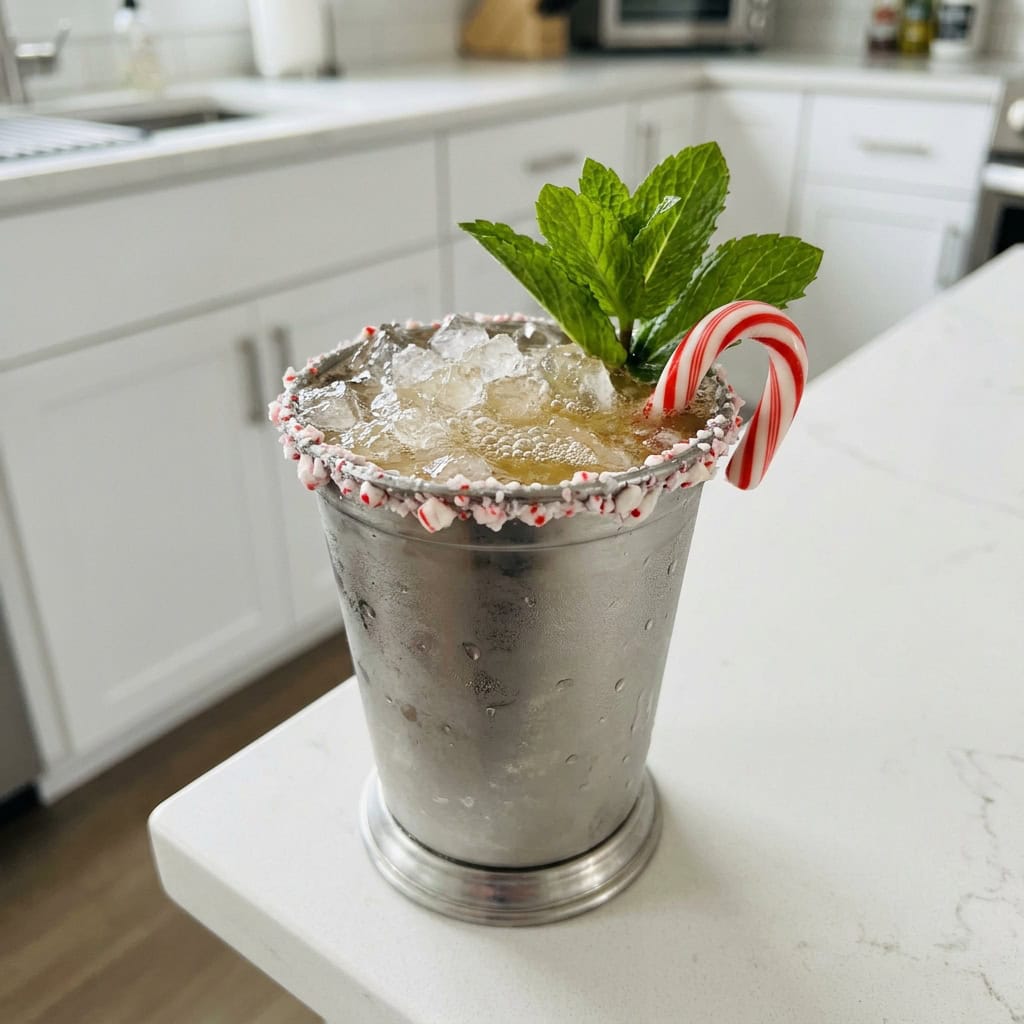 Candy Cane Martini Cocktail Recipe