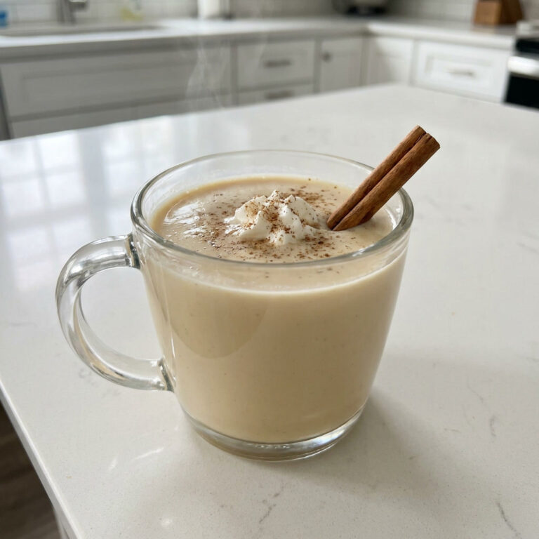 Chai Eggnog Mocktail Recipe